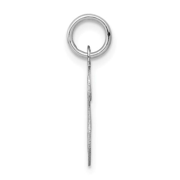 14k White Gold, Sophia Collection, Small Script Initial S Pendant - Picture 2 of 5